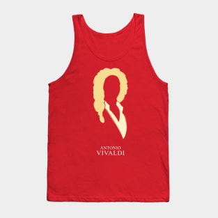 Antonio Vivaldi - Minimalist Portrait Tank Top